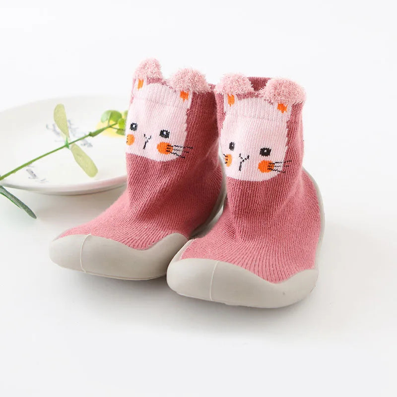 Baby First Shoes: Soft Sole, Anti-Slip, Knit Booties, Unisex