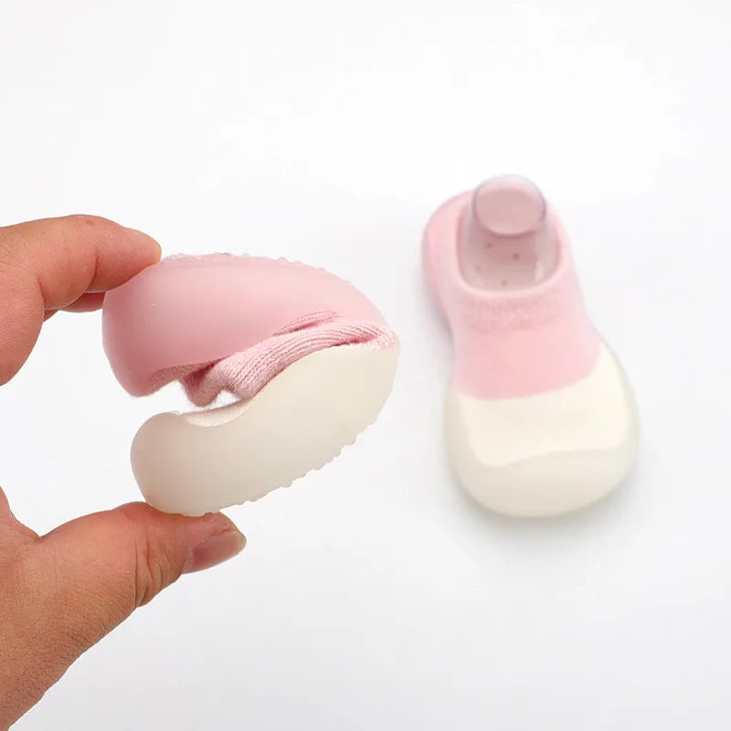 Baby First Shoes: Soft Sole, Anti-Slip, Knit Booties, Unisex