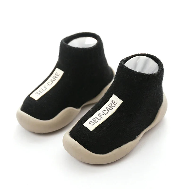 Baby First Shoes: Soft Sole, Anti-Slip, Knit Booties, Unisex