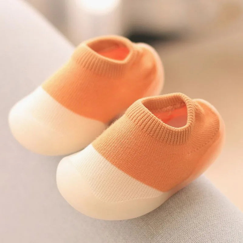 Baby First Shoes: Soft Sole, Anti-Slip, Knit Booties, Unisex