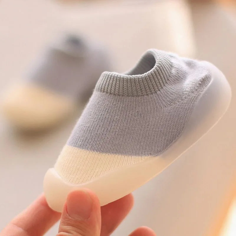 Baby First Shoes: Soft Sole, Anti-Slip, Knit Booties, Unisex