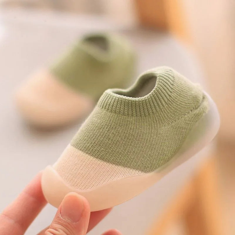 Baby First Shoes: Soft Sole, Anti-Slip, Knit Booties, Unisex