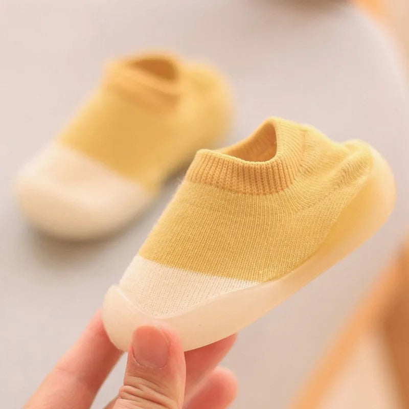 Baby First Shoes: Soft Sole, Anti-Slip, Knit Booties, Unisex