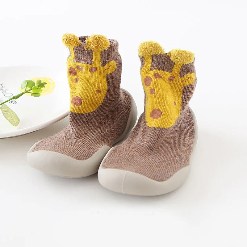 Baby First Shoes: Soft Sole, Anti-Slip, Knit Booties, Unisex