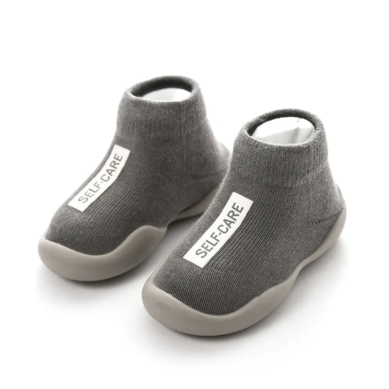 Baby First Shoes: Soft Sole, Anti-Slip, Knit Booties, Unisex